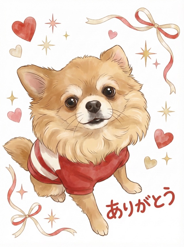 水彩画風スタンプ